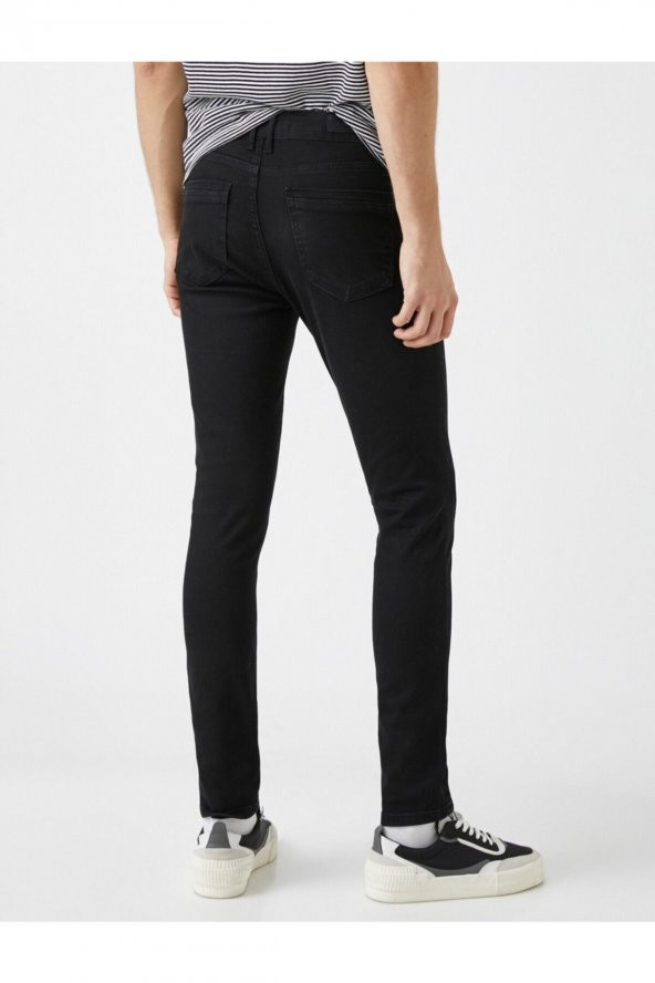 Skinny Fit Kot Pantolon - Michael Jean - Resim 4