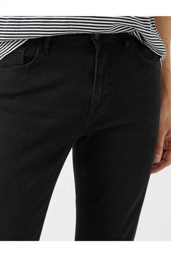 Skinny Fit Kot Pantolon - Michael Jean - Resim 5