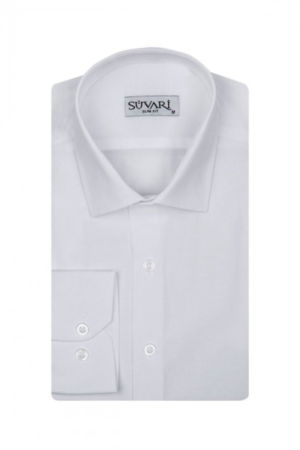 Slim Fit Filafil Erkek Gömlek ürün görseli 1