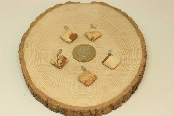 Jasper Taşı Kolye Ucu (14762) ürün görseli 1
