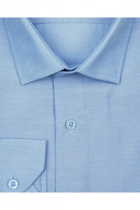Slim Fit Filafil Erkek Gömlek - Resim 2