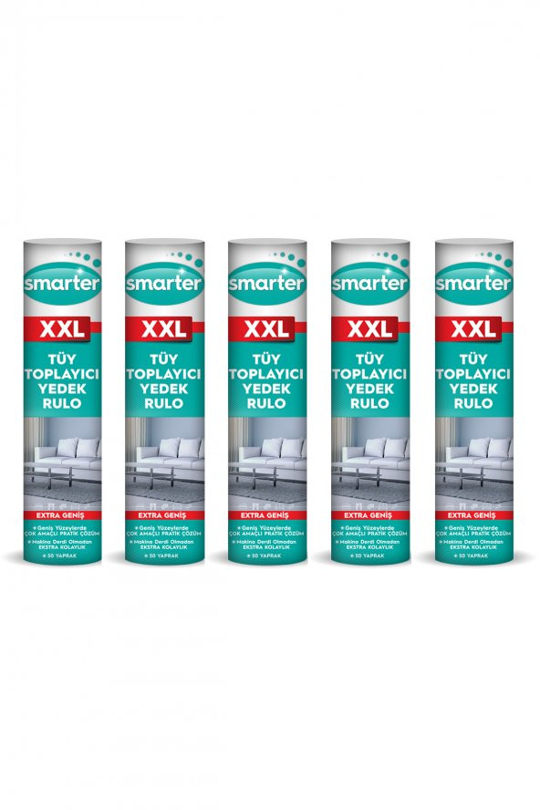 SMARTER Xxl 5 Adet Tüy Toplayıcı Yedek Rulo ürün görseli 1