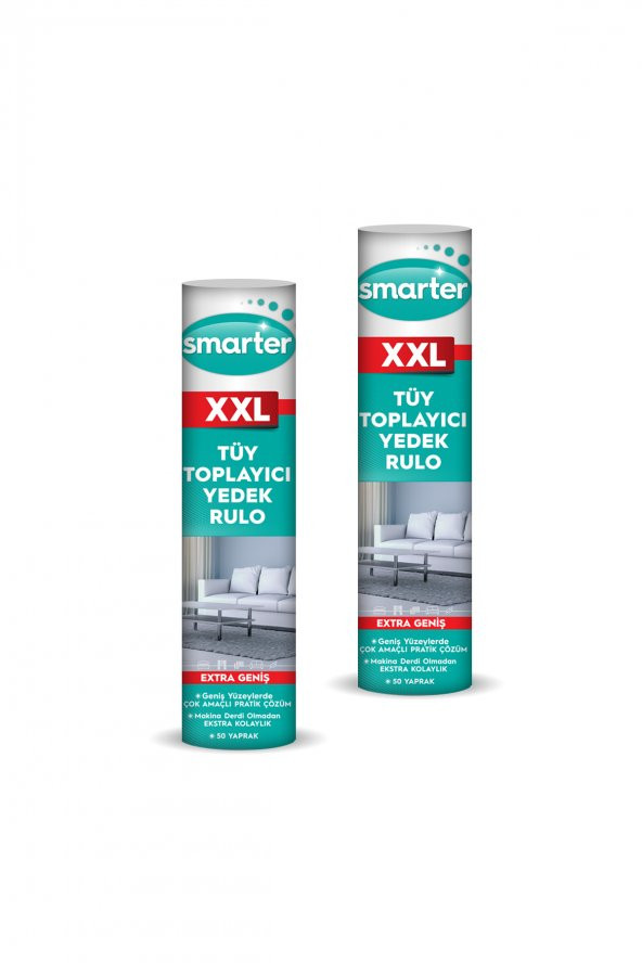 SMARTER Xxl 2 Adet Tüy Toplayıcı Yedek Rulo ürün görseli 1