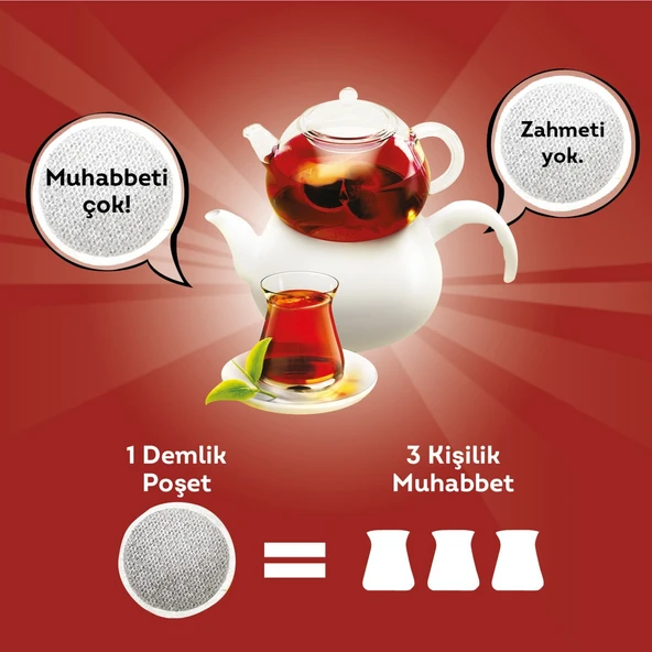 Lipton Extra Dem 3.2 gr 100lü Demlik Poşet Çay - Resim 8