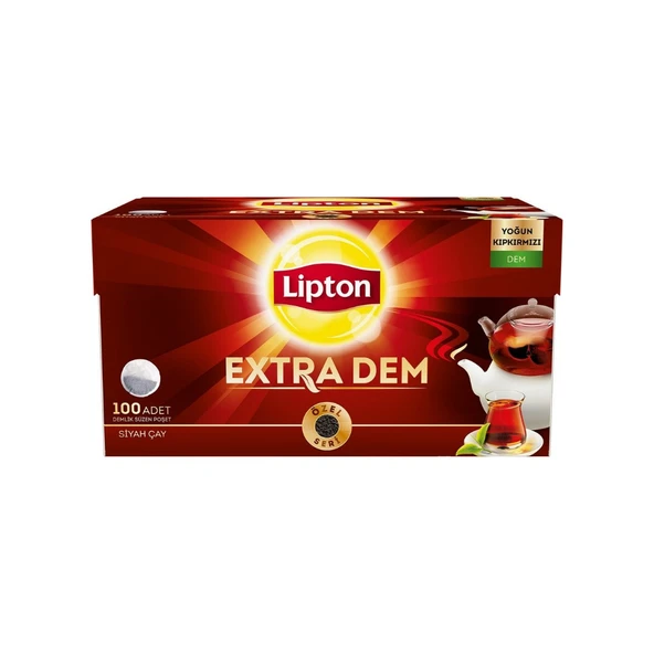 Lipton Extra Dem 3.2 gr 100lü Demlik Poşet Çay ürün görseli 1