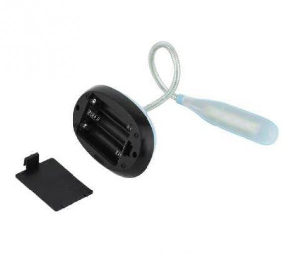 Mini Led Masa Lambası - Pilli Kitap Okuma Işığı - Led Lamba - Resim 2