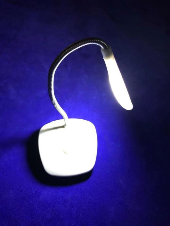Mini Led Masa Lambası - Pilli Kitap Okuma Işığı - Led Lamba - Resim 4