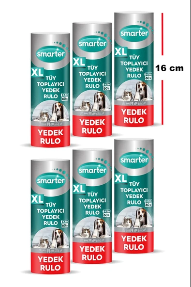 SMARTER XL TÜY TOPLAYICI YEDEK RULO 6 LI ürün görseli 1