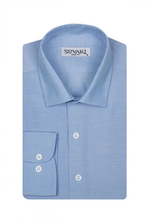 Slim Fit Erkek Gömlek ürün görseli 1
