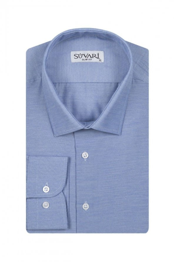 Slim Fit Erkek Gömlek - Resim 3