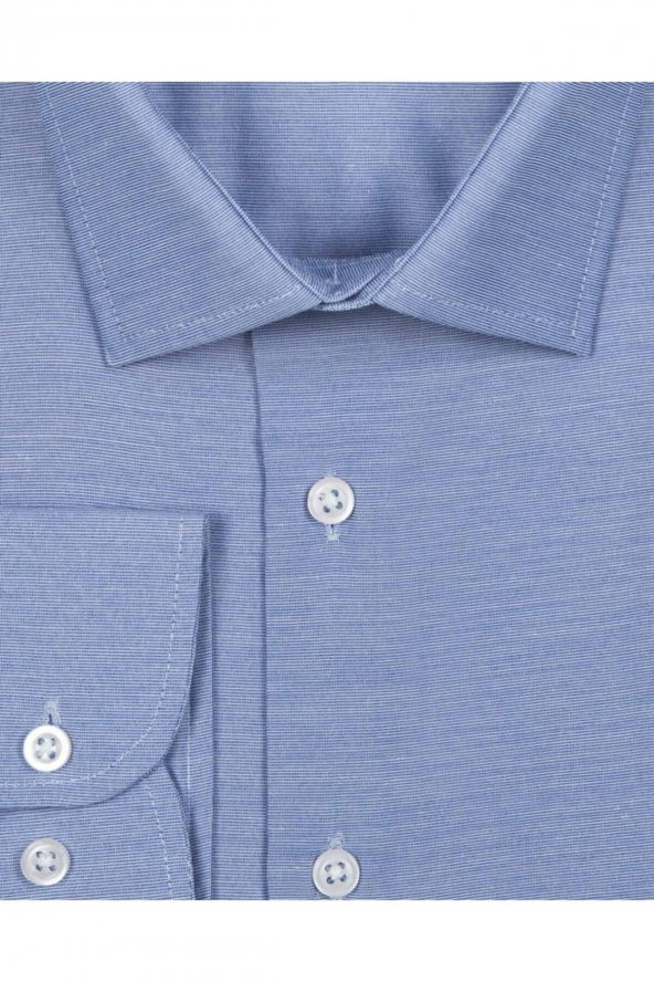 Slim Fit Erkek Gömlek - Resim 4