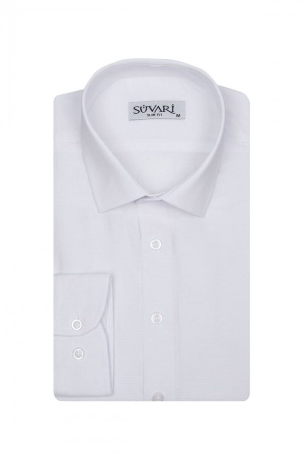 Slim Fit Erkek Gömlek - Resim 5