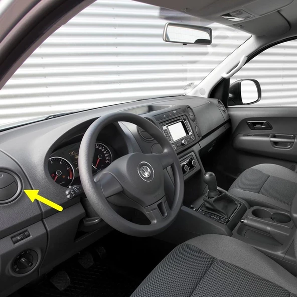 VW Amarok 2010-2012 Kabin Havalandırma Klima Mazgalı Siyah OEM 2H0819703E ürün görseli 1
