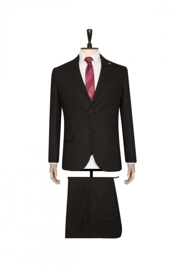 Yelekli Slim Fit Takım Elbise ürün görseli 1