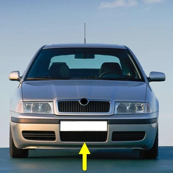 Skoda Octavia A4 2001-2009 Ön Tampon Alt Orta Izgarası 1U0853677 ürün görseli 1