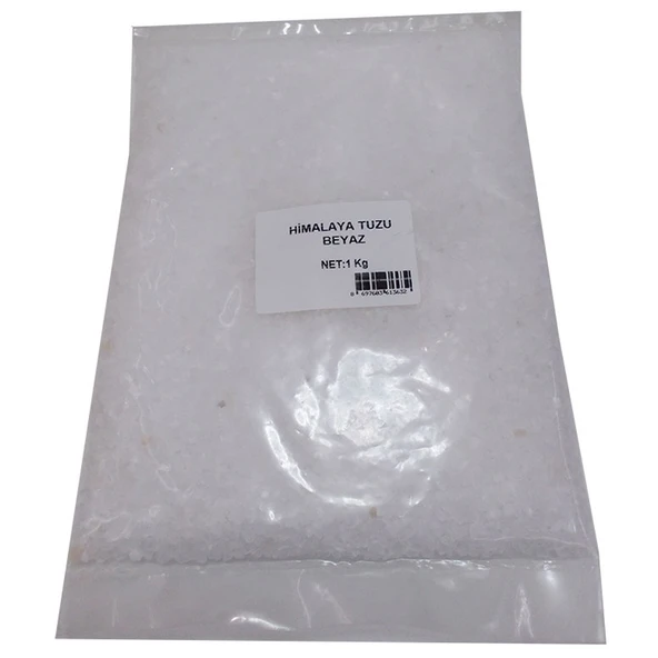 Yemeklik Himalaya Kristal Kaya Tuzu Çakıl Beyaz 1000 Gr ürün görseli 1