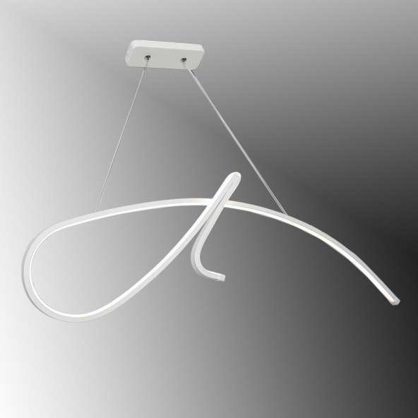 TT Aydınlatma TT018-BY  İmza Modeli Mat Beyaz Led Avize ürün görseli 1