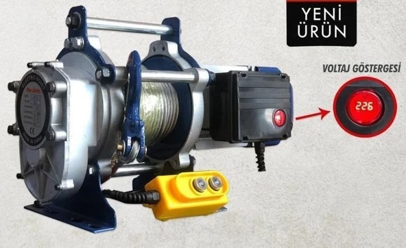 Max Extra 500-1000 Kg Endüstriyel Elektrikli Vinç Monofaze ürün görseli 1
