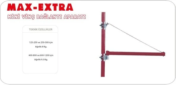 Max Extra Vinç Kolu Bağlantı Aparatı - Resim 2
