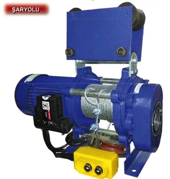 Max Extra Şaryolu Endüstriyel Vinç Monofaze 300/600 kg ürün görseli 1