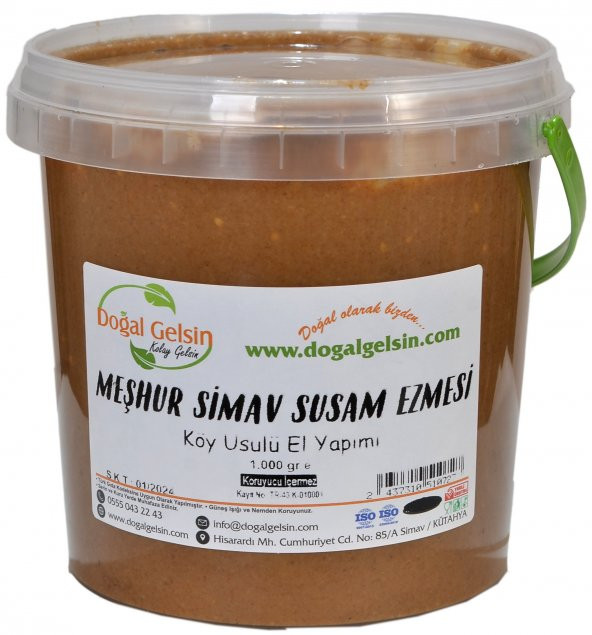 Doğal Gelsin Meşhur Simav Susam Ezmesi - 1 Kg ürün görseli 1