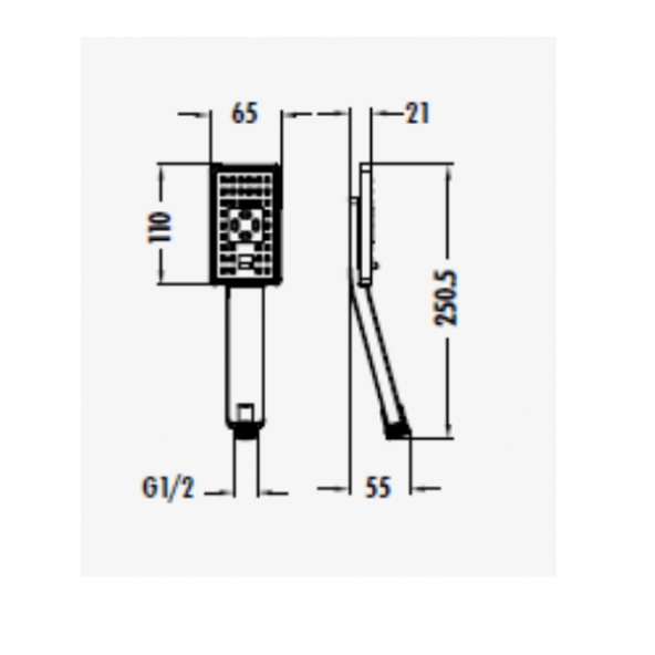 Creavit SH117 El Duş Seti - Resim 2