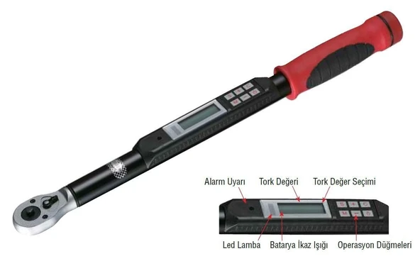 GAV ETC-100N SERİSİ DİJİTAL TORK ANAHTARI ürün görseli 1