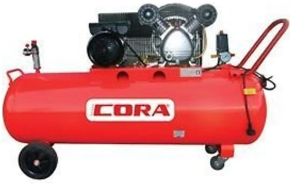 Cora 300 Yağlı Kompresör Kasnaklı 300 Lt ürün görseli 1