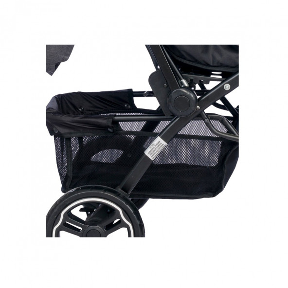 4 Baby Active Plus Çift Yönlü Bebek Arabası Gri - Resim 2