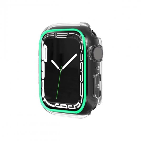 BİNANO APPLE WATCH 44MM FOSFORLU KASA KORUYUCU YEŞİL ürün görseli 1