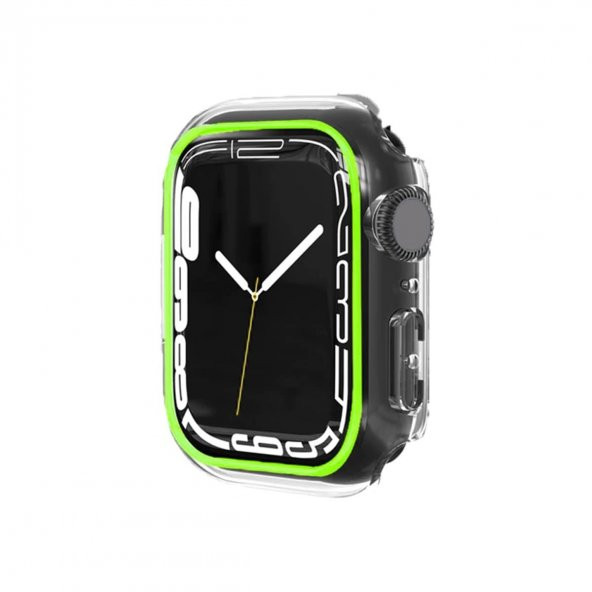 BİNANO APPLE WATCH 45MM FOSFORLU KASA KORUYUCU YEŞİL ürün görseli 1