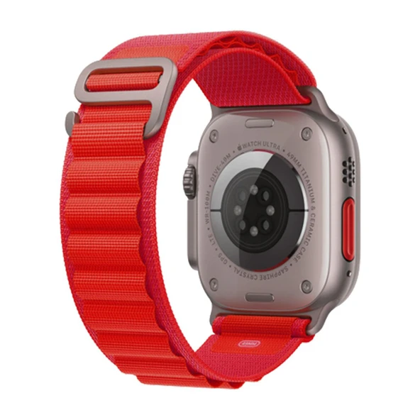 E2M APPLE WATCH 42-44-45-49MM KRD-26 ALPINE KIRMIZ ürün görseli 1