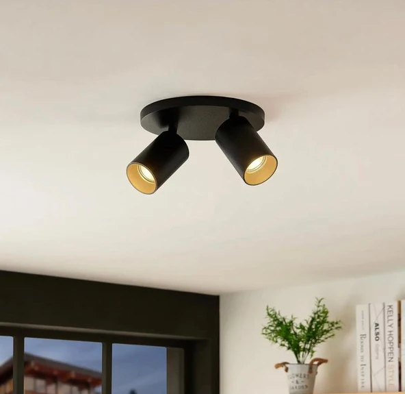Rsylight Retro Metal 2 li Hareketli Spot Led Avize Gün Işığı Ampullü ürün görseli 1