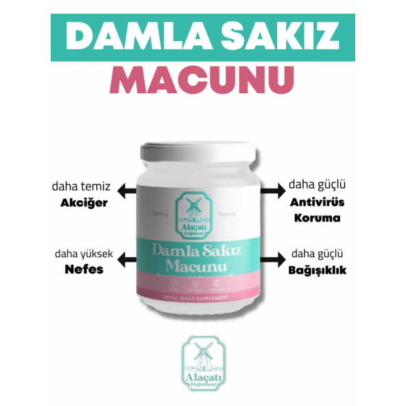 Alaçatı Damla Sakızı Macunu - Resim 2