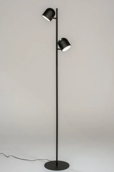 Rsylight Retro Metal Dekoratif Mafsallı Rustik Köşe Lambası Lambader ürün görseli 1