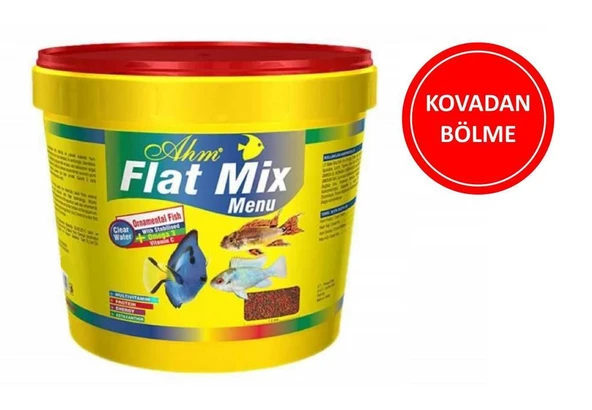 Ahm Flat Mix Menu Ufak Taneli Granül Balık Yemi (KOVADAN BÖLME) 50 Gr ürün görseli 1
