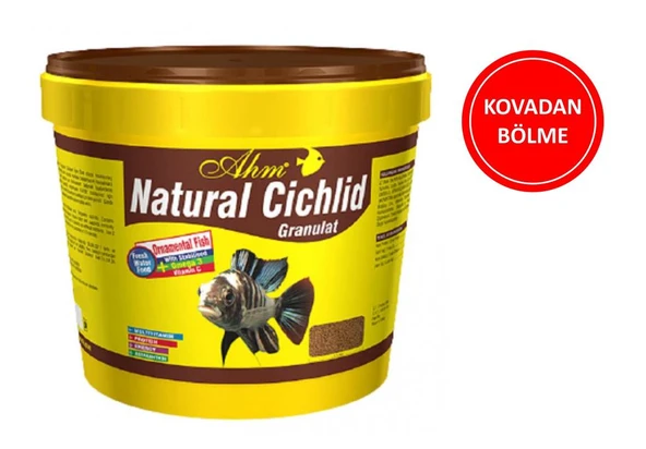 Ahm Natural Cichlid Granulat Balık Yemi ( Kovadan Bölme ) 50 Gr ürün görseli 1