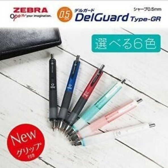 Zebra Delguard Type-Gr Versatil Kalem 0.5 mm Mavi - Resim 3