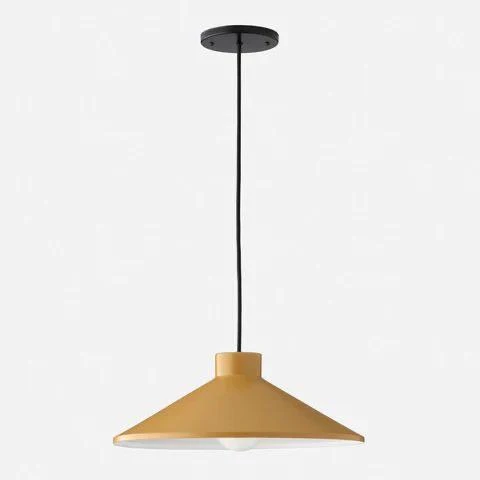 Rsylight Retro Metal Dekotatif Rustik Sarı Tekli Sarkıt Avize Çap:35 cm ürün görseli 1