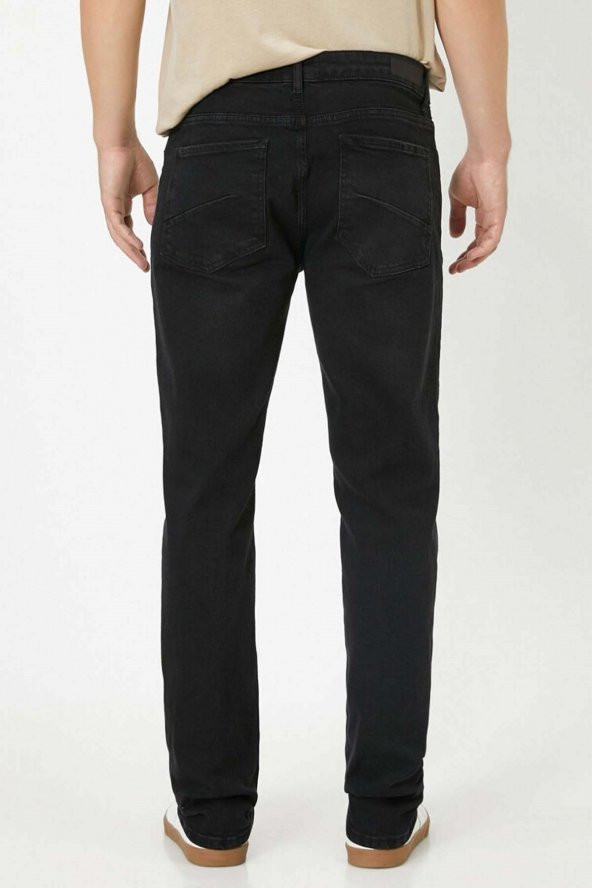 Erkek Jean Pantolon Siyah - Resim 3