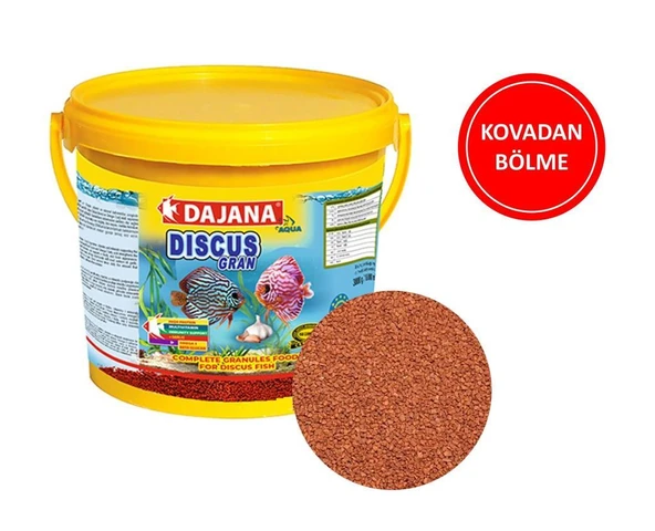 Dajana Discus Garlıc Gran Sarmısaklı Granür Akvaryum Balık Yemi ( KOVADAN BÖLME ) 50 Gr ürün görseli 1