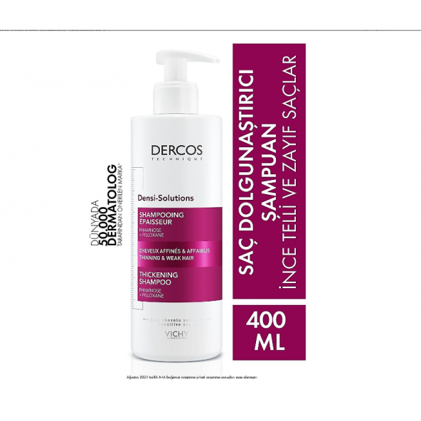 Vichy Densi Solution Şampuan Saç Dolgunlaştırıcı 400 ml ürün görseli 1