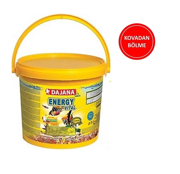 Dajana Energy Vital Flakes Pul Akvaryum Balık Yemi ( KOVADAN BÖLME ) 50 Gr ürün görseli 1