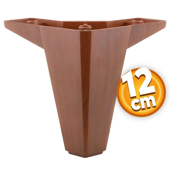 Sedir Lüks Mobilya Kanepe Koltuk Baza Tv Ünitesi Yükseltici Ayağı Ayakları 12 Cm Ahşap Desenli Ayak ürün görseli 1