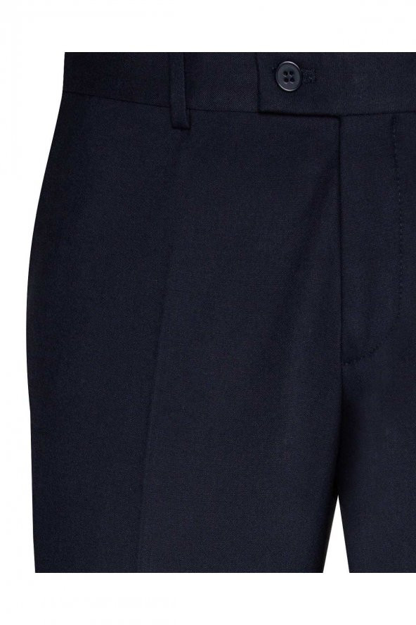 Slim Fit Lacivert Erkek Pantolon - Resim 2