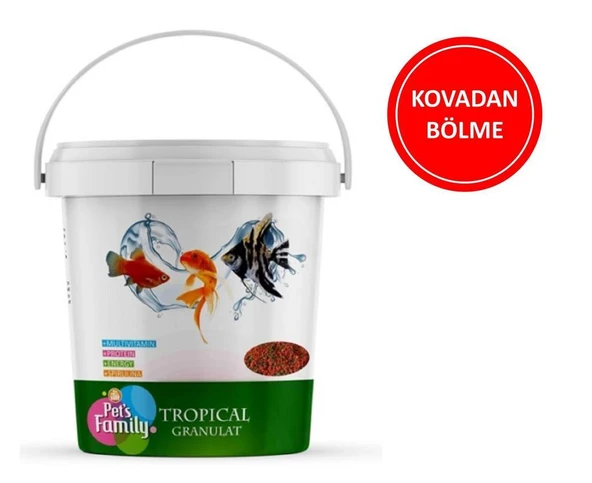 Pets Family Tropical Granulat Balık Yemi ( KOVADAN BÖLME ) 50 Gr ürün görseli 1