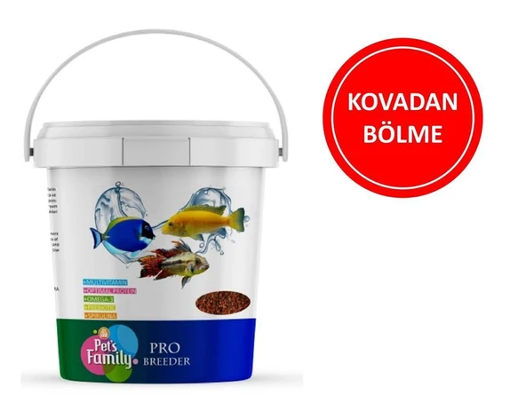 Pets Family Pro Breeder Balık Yemi ( KOVADAN BÖLME ) 50 Gr ürün görseli 1