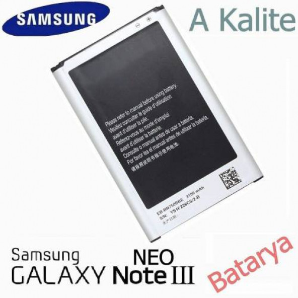 Samsung Galaxy Note 3 Neo Batarya N7500 Eb-Bn750Bbe Uyumlu Yedek Batarya ürün görseli 1