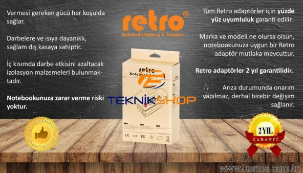 Hometech Alfa 300i Notebook Şarj Adaptörü 19V 40W - Resim 4