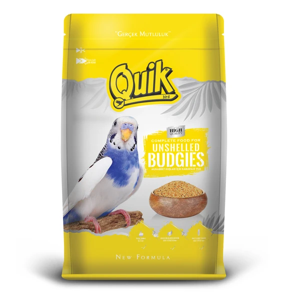 Quik Kabuksuz Muhabbet Kuşu Yemi 400 gr ürün görseli 1